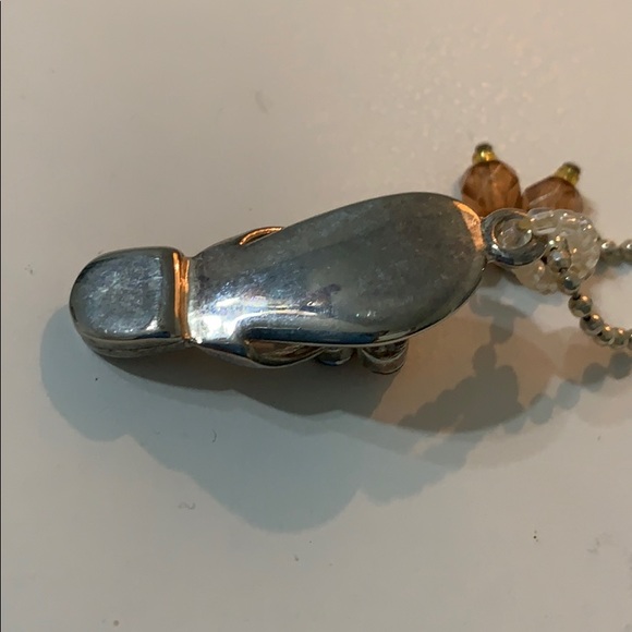 Necklace Beach Sandal Necklace 11” Drop - Picture 4 of 6